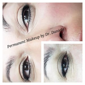 Eyeliner Tattoo result by Permanent Makeup By Dr. Daniela in St Petersburg, FL