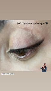 Eyeliner Tattoo result by Permanent makeup by Elena Vi in Hallandale Beach, FL