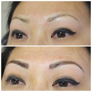 Eyeliner Tattoo result by Permanent Makeup By Gaby in Clovis, CA