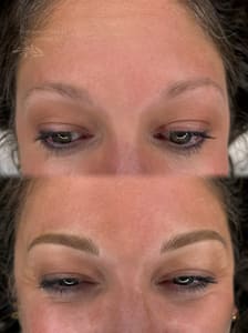 Eyeliner Tattoo result by Permanent Makeup by Gretchen LLC in Scott Depot, WV
