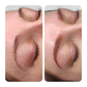 Eyeliner Tattoo result by Permanent makeup by Jessica Arthur in Bloomington, IN