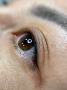 Eyeliner Tattoo result by Permanent Makeup by Kate Baranova in Raleigh, NC