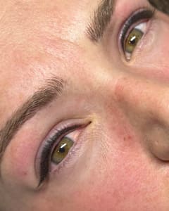 Eyeliner Tattoo result by Permanent makeup by Kim Ombré and Microblading eyebrows skin care treatments Lips eyeliner Lashes Palm Desert CA in Palm Desert, CA