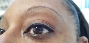 Eyeliner Tattoo result by Permanent Makeup by Lynda in Newark, DE