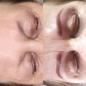 Eyeliner Tattoo result by Permanent Makeup by Maggie in Lebanon, PA