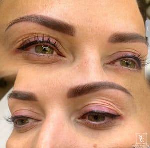 Eyeliner Tattoo result by Permanent makeup by Natalia Chabrova (eyebrows, lips, eyeliners ) in Hiram, GA