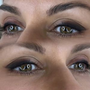 Eyeliner Tattoo result by Permanent makeup by Natalia Chabrova Studio and Academy in Marietta, GA