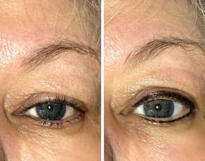 Eyeliner Tattoo result by Permanent Makeup By Pam Snyder in Snyder, TX