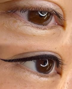 Eyeliner Tattoo result by Permanent Makeup by Rachel Phan in Henderson, NV