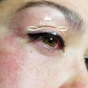 Eyeliner Tattoo result by Permanent Makeup by Renee in Florence, KY