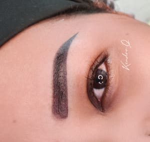 Eyeliner Tattoo result by Permanent Makeup KendraQ in Clive, IA