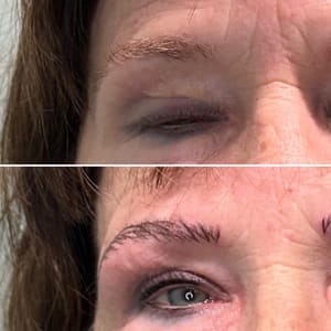 Eyeliner Tattoo result by Permanent Makeup Madison by Kay in Madison, WI