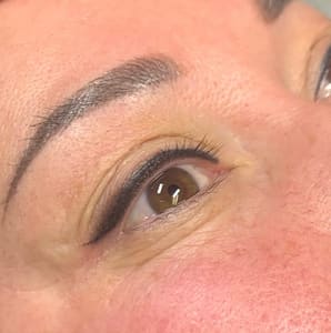Eyeliner Tattoo result by Permanent makeup & skin rejuvenation by Olena’s Beauty in Spring in Spring, TX