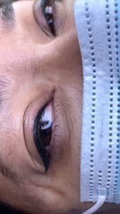 Eyeliner Tattoo result by Permanent Makeup & Skincare by Sandra Reyna in Springfield, VA