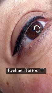 Eyeliner Tattoo result by Permanent Makeup & Skincare by Sandra Reyna in Springfield, VA