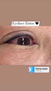 Eyeliner Tattoo result by Permanent Makeup & Skincare by Sandra Reyna in Springfield, VA