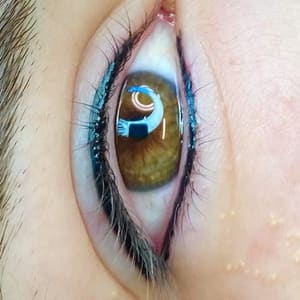 Eyeliner Tattoo result by Permanent Makeup & Skincare by Sandra Reyna in Springfield, VA