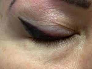 Eyeliner Tattoo result by Permanent Makeup Studio in Blue Jay, CA