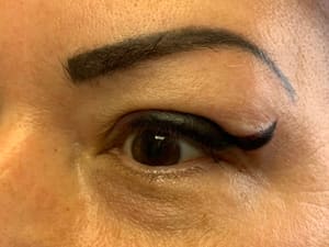 Eyeliner Tattoo result by Permanent Makeup Studio in Blue Jay, CA