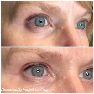 Eyeliner Tattoo result by Permanently Perfect by Amy, LLC in Rapid City, SD