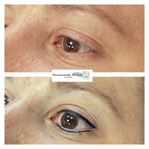 Eyeliner Tattoo result by Permanently Perfect Makeup and Microblading in Pittsburgh, PA