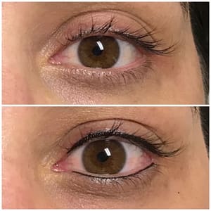 Eyeliner Tattoo result by Permanently Perfect Makeup and Microblading in Pittsburgh, PA