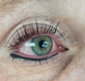 Eyeliner Tattoo result by Permanently Perfect Makeup & Microblading in Pittsburgh, PA