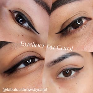 Eyeliner Tattoo result by Permanentmakeup_bycarol in Omaha, NE