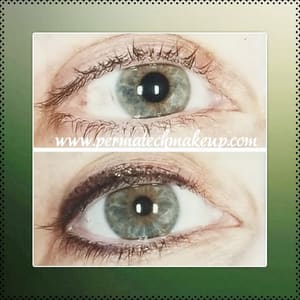 Eyeliner Tattoo result by Permatech Makeup in Simi Valley, CA