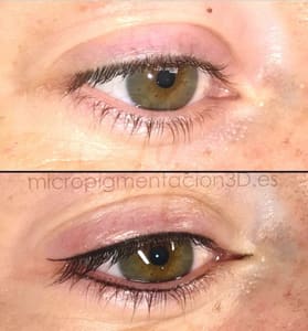 Eyeliner Tattoo result by PhiBrows Elite in Williamsburg, VA