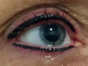 Eyeliner Tattoo result by Phyllis Scherer - Permanent Makeup Studio 80 LLC in Lebanon, OR