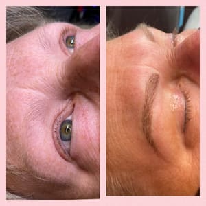 Eyeliner Tattoo result by Pigments Permanent Cosmetics- Heather Darby RN in Hattiesburg, MS