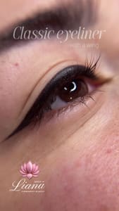 Eyeliner Tattoo result by Pink Lotus Beauty Studio in Stockton, CA
