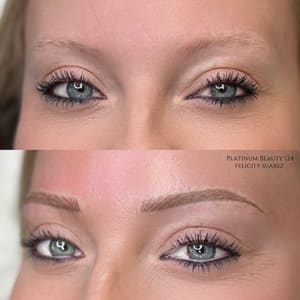 Eyeliner Tattoo result by Platinum Beauty Esthetics in Rocklin, CA