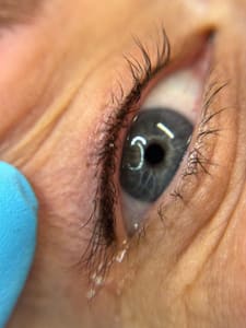 Eyeliner Tattoo result by Platinum K Aesthetics in Ellicottville, NY