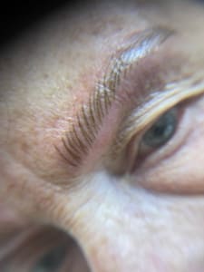 Eyeliner Tattoo result by Platinum K Aesthetics in Ellicottville, NY