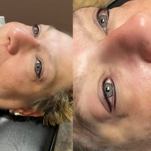 Eyeliner Tattoo result by PMU by Mariah Newtson in Ferguson, MO
