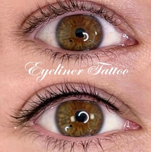 Eyeliner Tattoo result by PMU+SKIN by Carolina in Windermere, FL