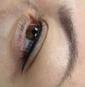 Eyeliner Tattoo result by PMU Studio & Academy in Allen, TX