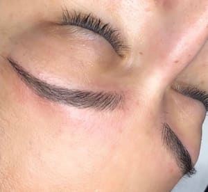 Eyeliner Tattoo result by Pomi B. Brow Studio in Tustin, CA