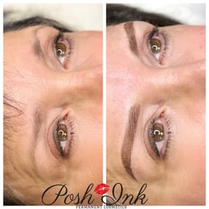 Eyeliner Tattoo result by Posh Ink Permanent Cosmetics in Canton, OH