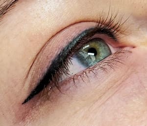 Eyeliner Tattoo result by Precise Beauty Permanent Makeup Studio in Plymouth, MN