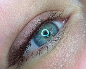 Eyeliner Tattoo result by Precision Brows Permanent Cosmetics in Modesto, CA