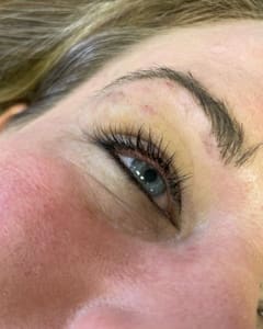 Eyeliner Tattoo result by Premier Beauty Salon in Elizabethtown, KY