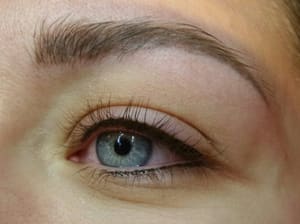 Eyeliner Tattoo result by Premier Beauty Salon in Elizabethtown, KY