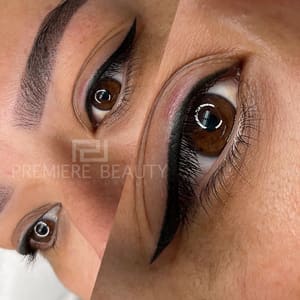 Eyeliner Tattoo result by Premiere Beauty Permanent Makeup & Spa in Pasadena, TX
