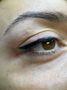 Eyeliner Tattoo result by Premium Permanent Makeup by Olga Hays in Strongsville, OH