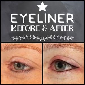 Eyeliner Tattoo result by Pretty in INK - Permanent Cosmetics by Brittney in Logan, UT