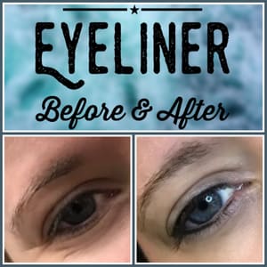 Eyeliner Tattoo result by Pretty in INK - Permanent Cosmetics by Brittney in Logan, UT