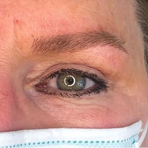 Eyeliner Tattoo result by Pretty Woman Beautique Spa in Melrose, MA